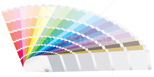 Farbe führen Perspektive Regenbogen Verlegung Oberfläche Stock foto © nicemonkey