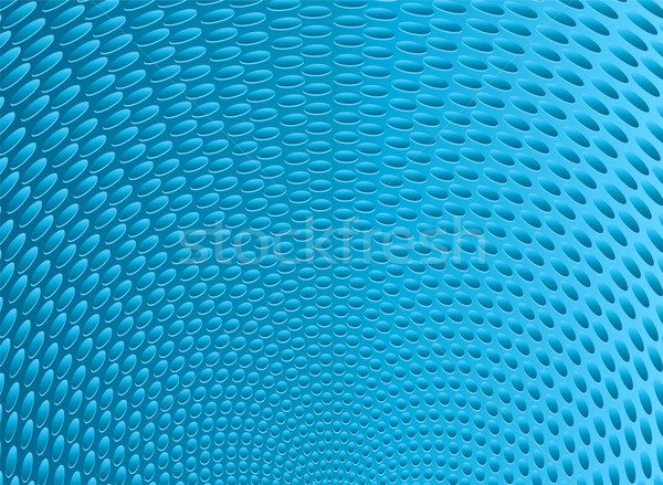 Cyan illustriert oval Formen Perspektive blau Stock foto © nicemonkey