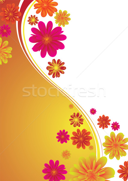 Stock photo: classy floral band