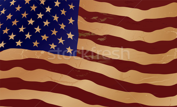 old us ripple flag Stock photo © nicemonkey