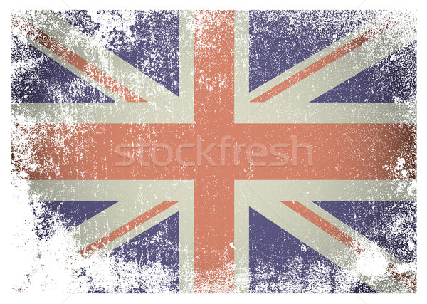 Гранж британский флаг эффект аннотация фон Сток-фото © nicemonkey