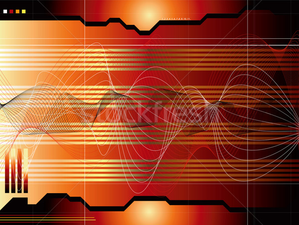 space outlook red Stock photo © nicemonkey