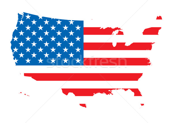 us map flag Stock photo © nicemonkey