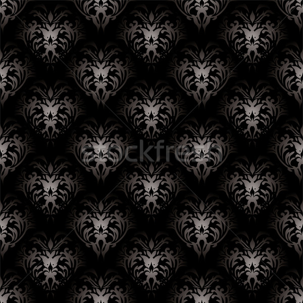 floral gothic black Stock photo © nicemonkey