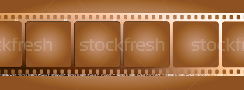 Barna film skicc darab konzerv használt Stock fotó © nicemonkey