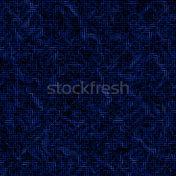 Techno 抽象 現代 風格 計算機 藍色 商業照片 © nicemonkey