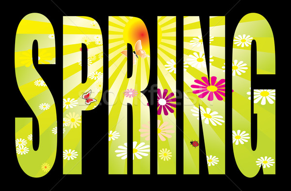 spring text Stock photo © nicemonkey