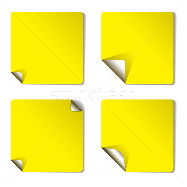 yellow variation page curl Stock photo © nicemonkey