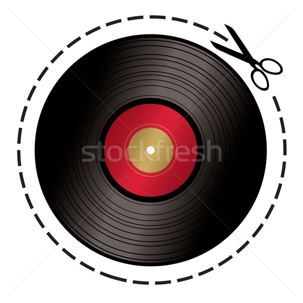 cut out music token Stock photo © nicemonkey