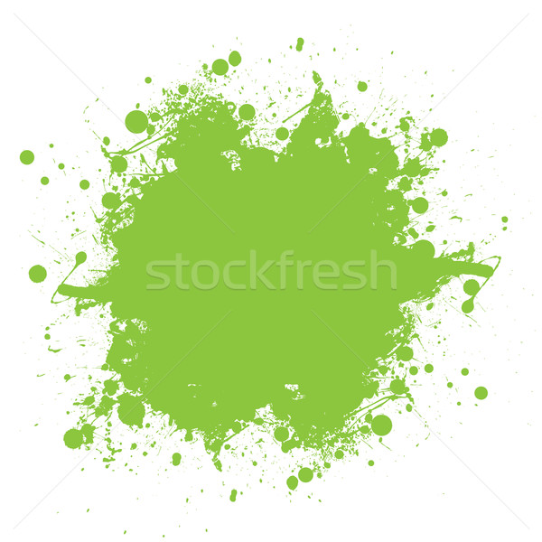 Yeşil mürekkep sıçramak grunge bo beyaz Stok fotoğraf © nicemonkey