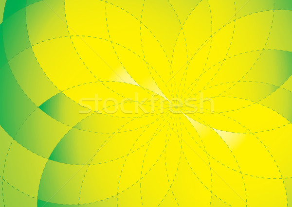 floral radiate background green Stock photo © nicemonkey