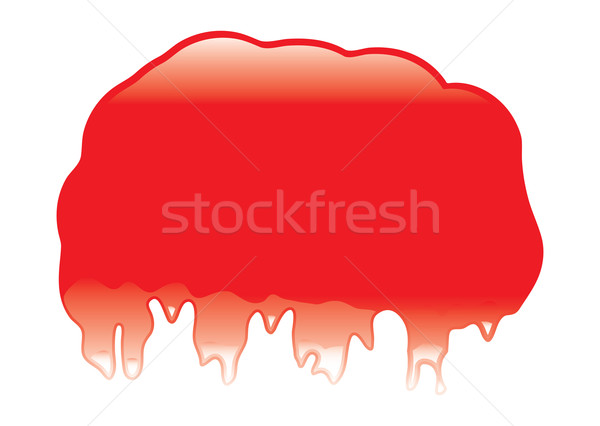 Blob dribble red Stock photo © nicemonkey