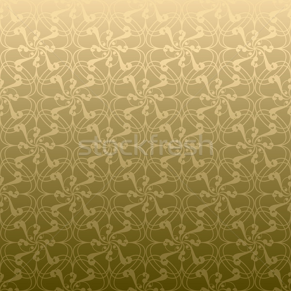 Golden swirl linear Design abstrakten Gold Stock foto © nicemonkey