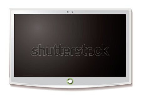 Lcd tv muur witte moderne opknoping Stockfoto © nicemonkey