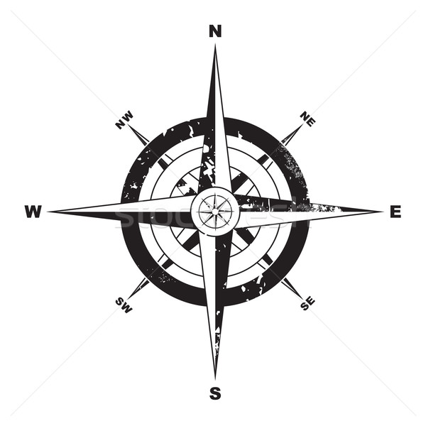Grunge compass Stock photo © nicemonkey