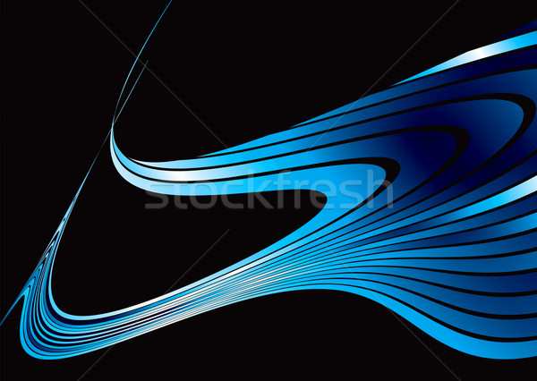 Pocsolya absztrakt kék fehér copy space terv Stock fotó © nicemonkey