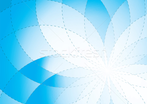 floral radiate background blue Stock photo © nicemonkey
