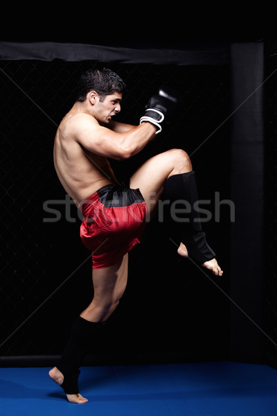 Mixed martial artists before a fight Stock photo © nickp37