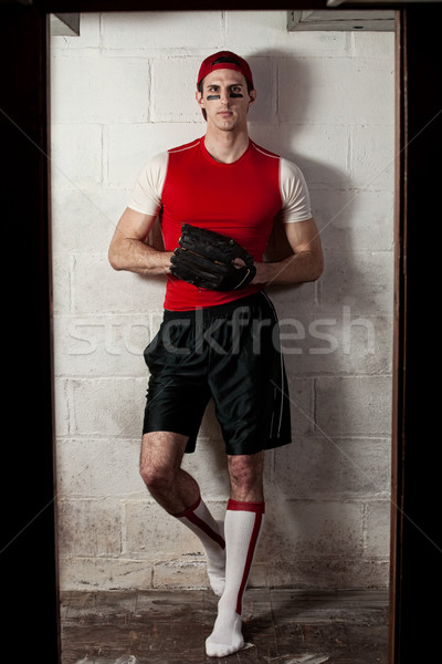 野球選手 具体的な 壁 男 スポーツ 野球 ストックフォト © nickp37