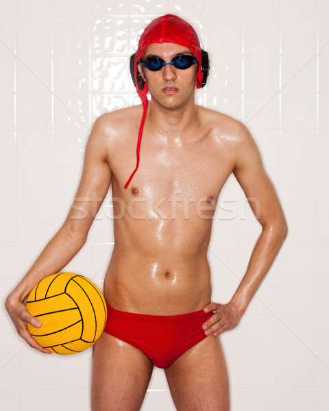 Stock photo: Water Polo Player