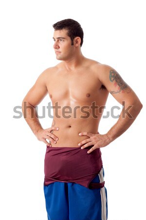 [[stock_photo]]: Athlétique · jeune · homme · blanche · fitness · beauté