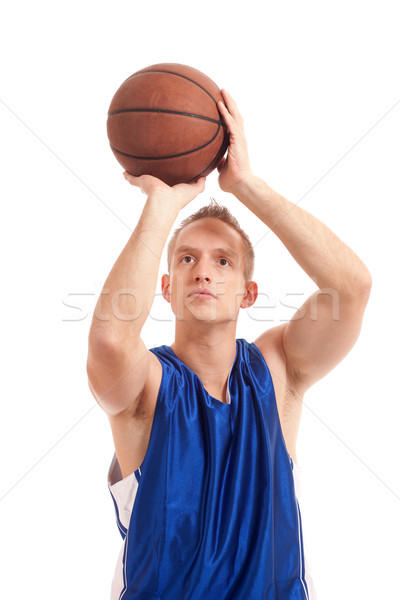 Masculina blanco hombre deportes Foto stock © nickp37