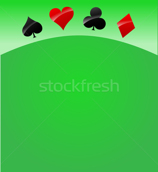 Vector casino cards background Stock photo © nickylarson974