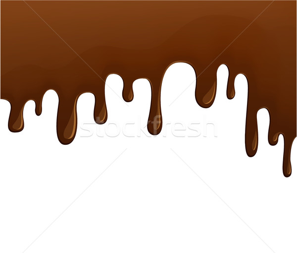 liquid chocolate background Stock photo © nickylarson974