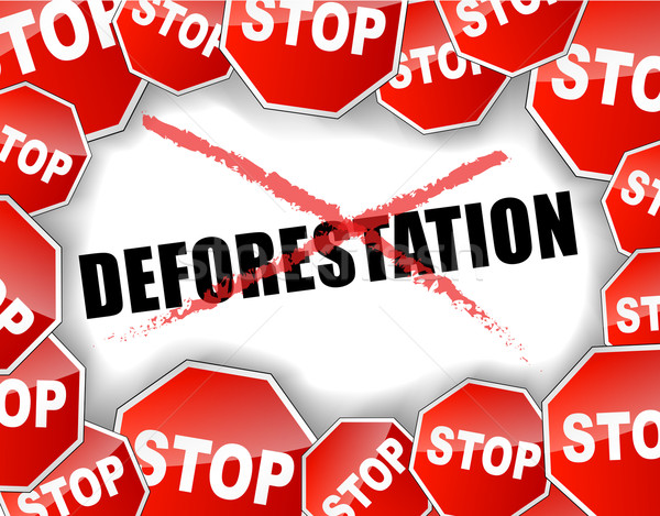 Stop deforestation concept Stock photo © nickylarson974