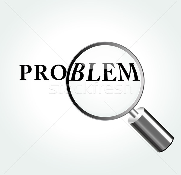 Vector problem concept illustration Stock photo © nickylarson974