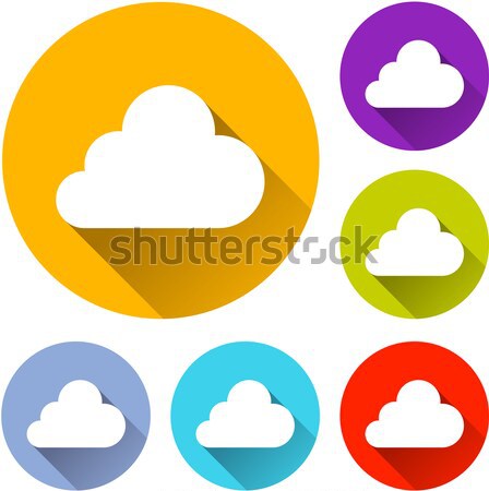 cloud icons Stock photo © nickylarson974