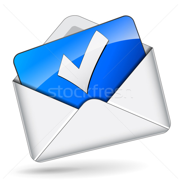 Stockfoto: Vector · mail · envelop · Open · controleren