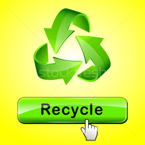 Vector recycle concept illustration Stock photo © nickylarson974