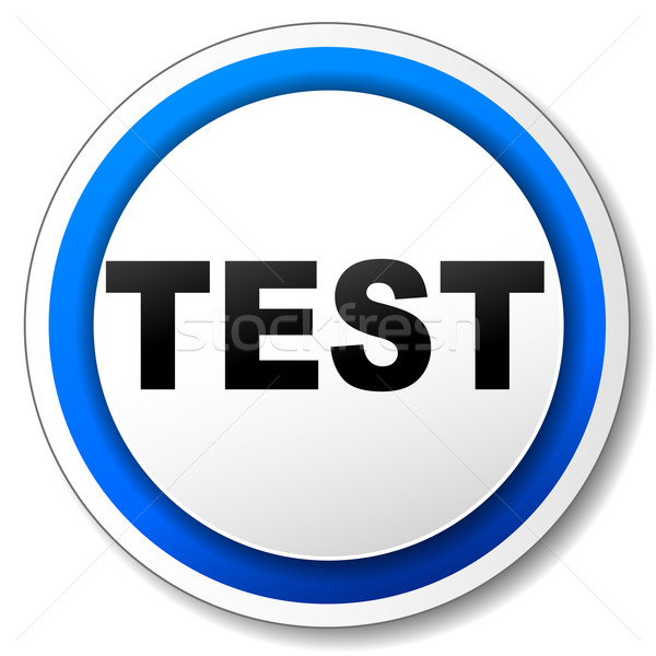 蓝色 · 设计 / vector illustration of black and blue test