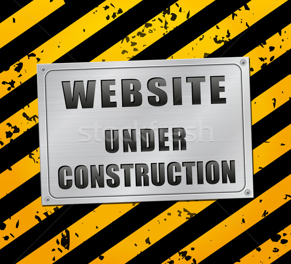 Stock photo: Under conctruction page