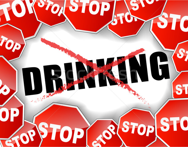 Stop drinking Stock photo © nickylarson974