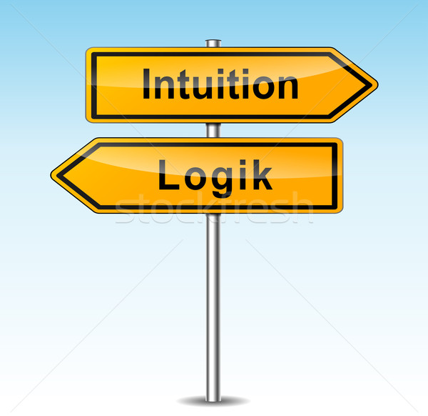 Intuition logique signes traduction illustration [[stock_photo]] © nickylarson974