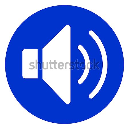 sound flat design icon Stock photo © nickylarson974