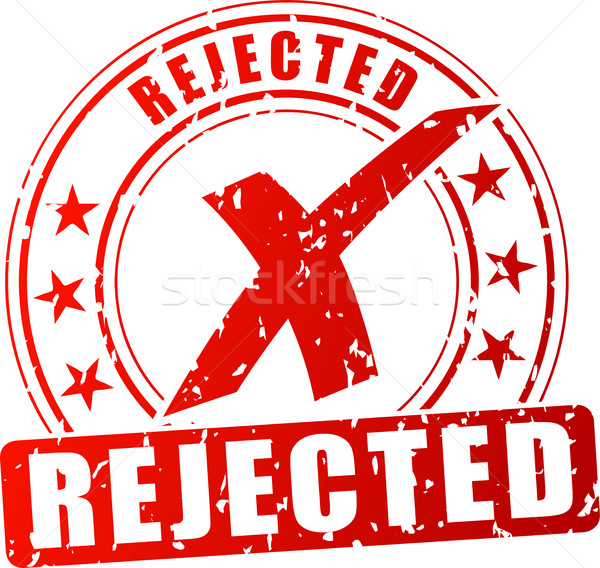 rejected red stamp Stock photo © nickylarson974