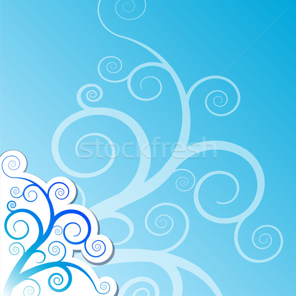 Stock photo: Vector blue background