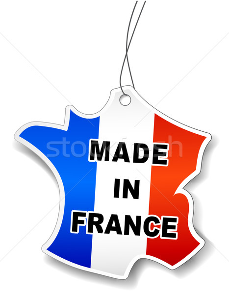 Francia símbolo mapa resumen diseno viaje Foto stock © nickylarson974