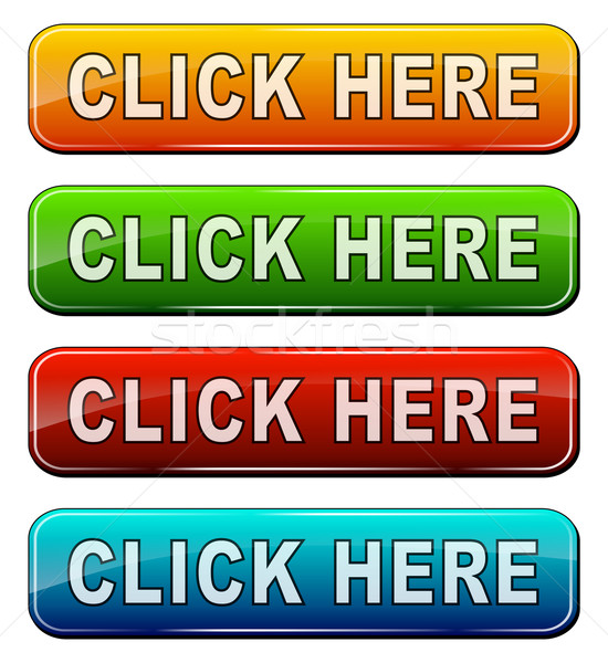 Web botones blanco Internet verde azul Foto stock © nickylarson974