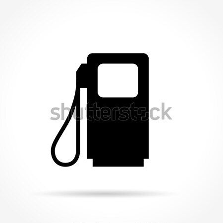 Benzinpumpa terv ikon illusztráció internet felirat Stock fotó © nickylarson974