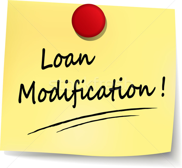 loan modification note  Stock photo © nickylarson974