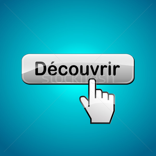 Vector discover button Stock photo © nickylarson974
