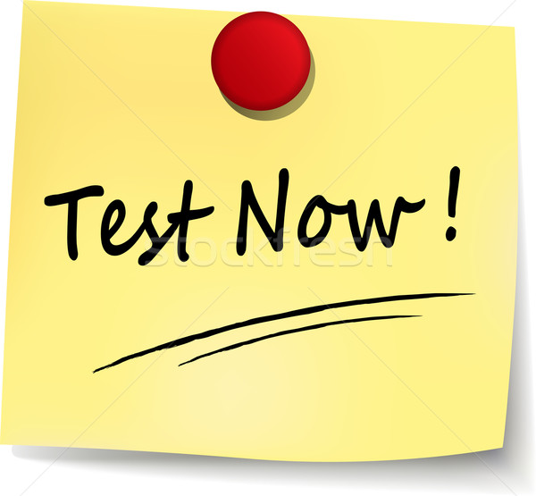 test now sign Stock photo © nickylarson974