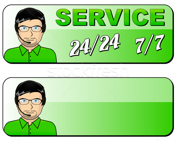 Vector service icon Stock photo © nickylarson974