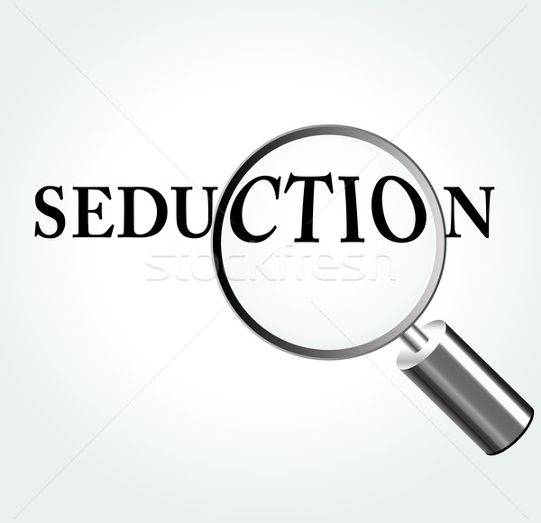 Vector seduction concept illustration Stock photo © nickylarson974