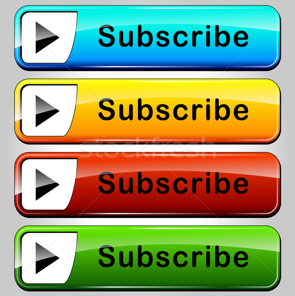 subscribe web buttons Stock photo © nickylarson974