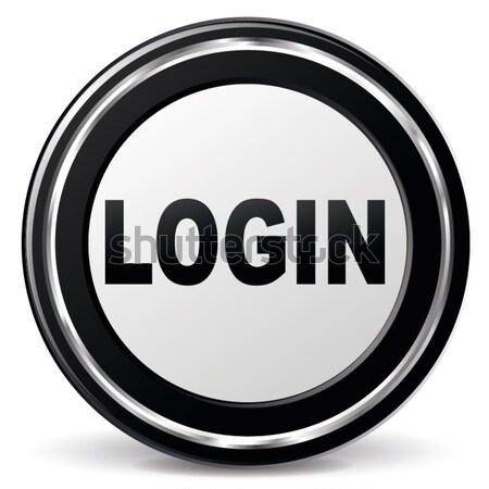 Vector login icon Stock photo © nickylarson974